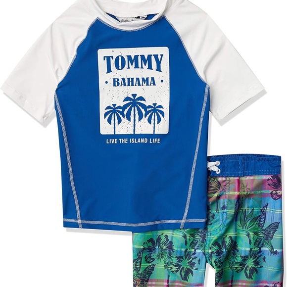 Tommy Bahama Boys Swim Suit Set (3 pieces) - Picture 6 of 6